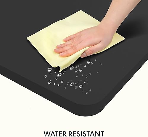 Miniatura 5 de FLEXISPOT - Escritorio de una pieza de 152 x 61 cm, escritorio de escritorio de 1 pulgada de espesor, escritorio de altura ajustable, tablero negro