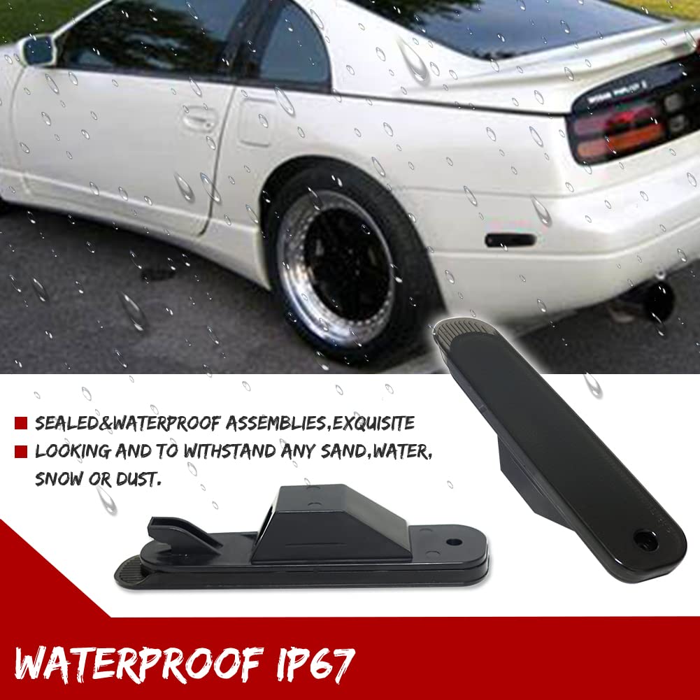 Amazon.com: GTINTHEBOX Smoked Lens Rear Bumper Side Marker Light