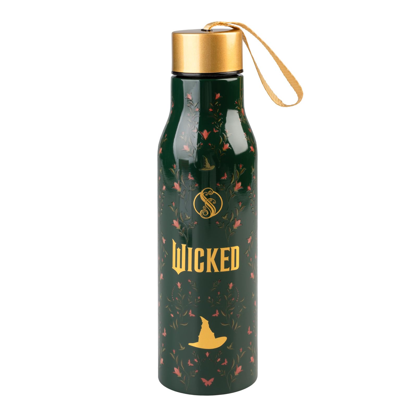 Grupo Erik Metal Water Bottle 500ml / 17oz - Wicked Merchandise | Hot and Cold Water Bottle Stainless Steel, Cute Travel Bottles Gym | Wicked Gifts Under 20 Pounds