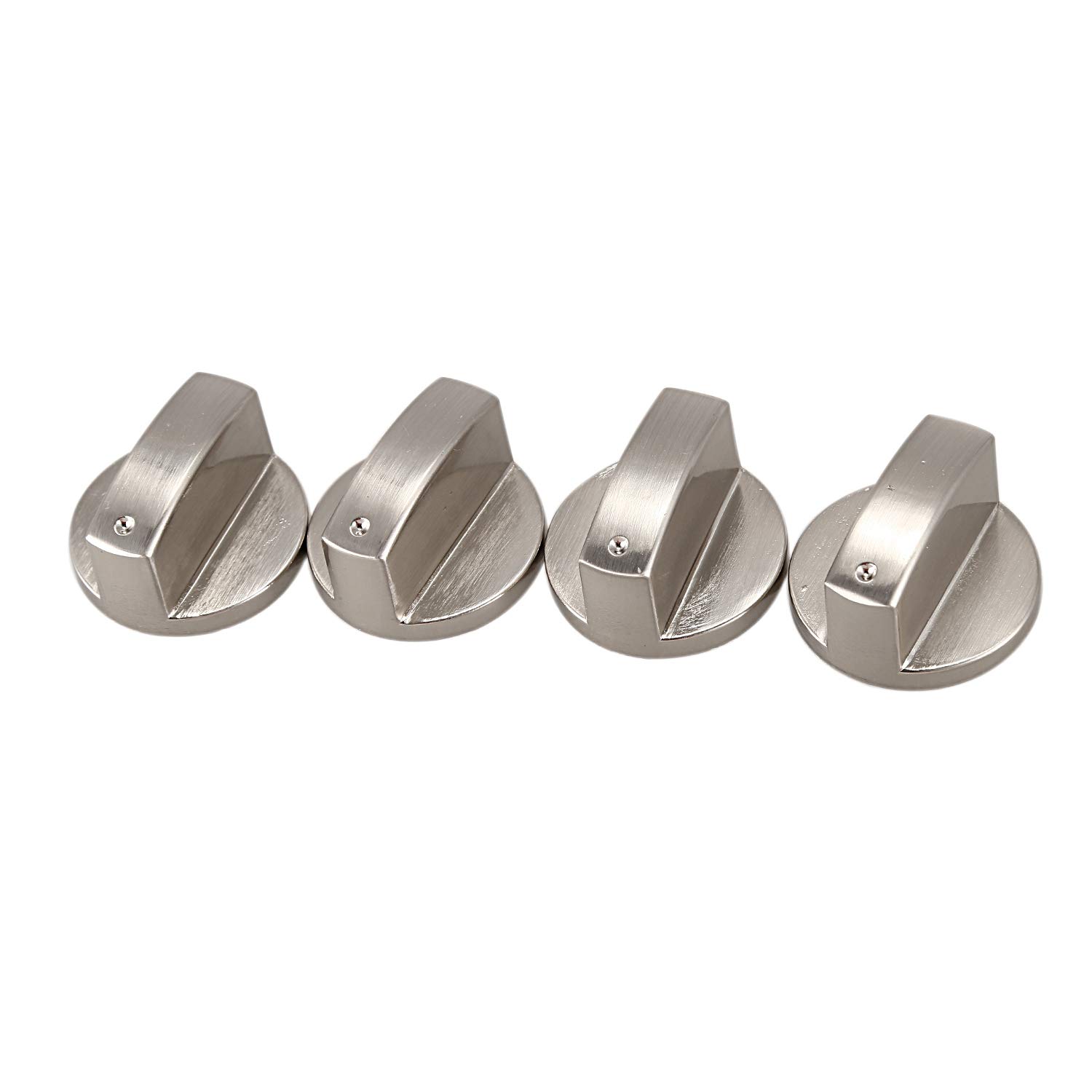 Manopole Fornelli Gas Universali In Argento 6mm - Set Da 2 Pezzi Per Cucina