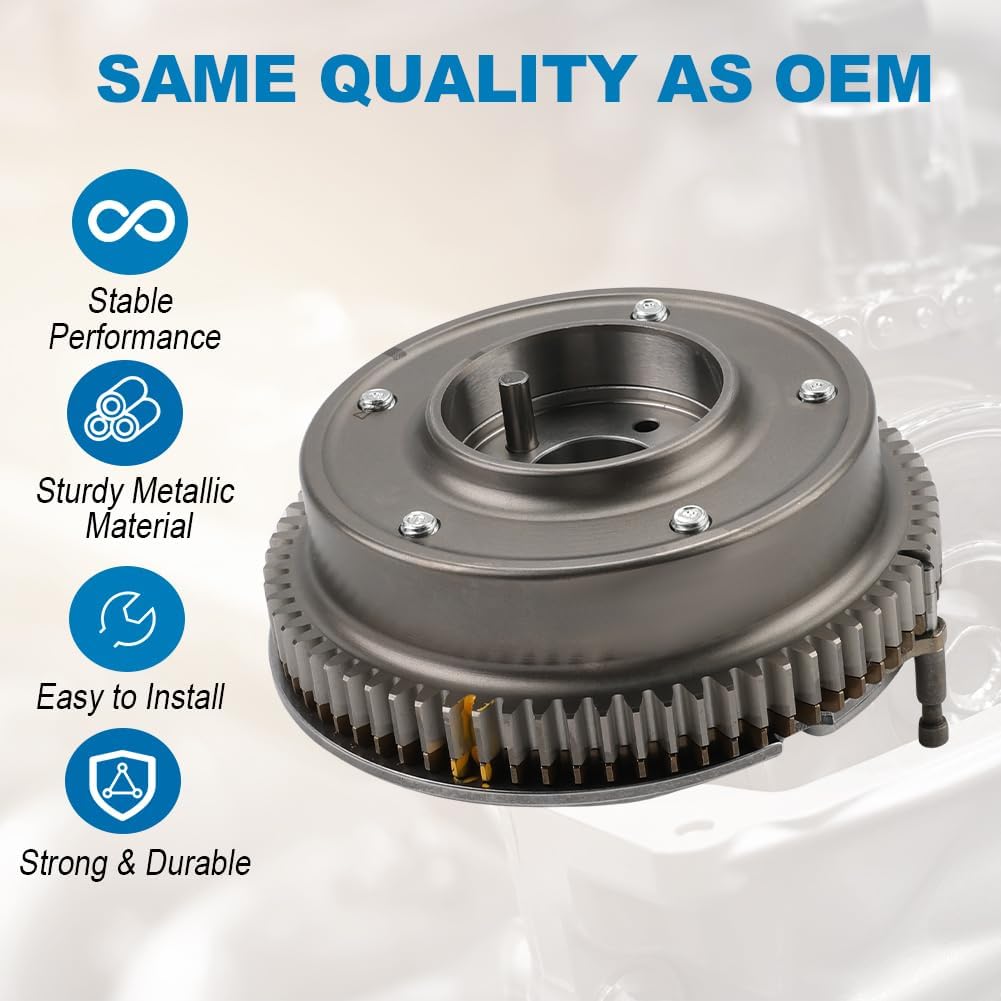 Exhaust Camshaft Timing Gear Adjuster Compatible with Mercedes-Benz C230 C280 C300 CL550 CLS550 E350 E550 GL450 ML350 ML550 S550 SLK350 Camshaft Phaser Adjuster Replacement for 2720506847