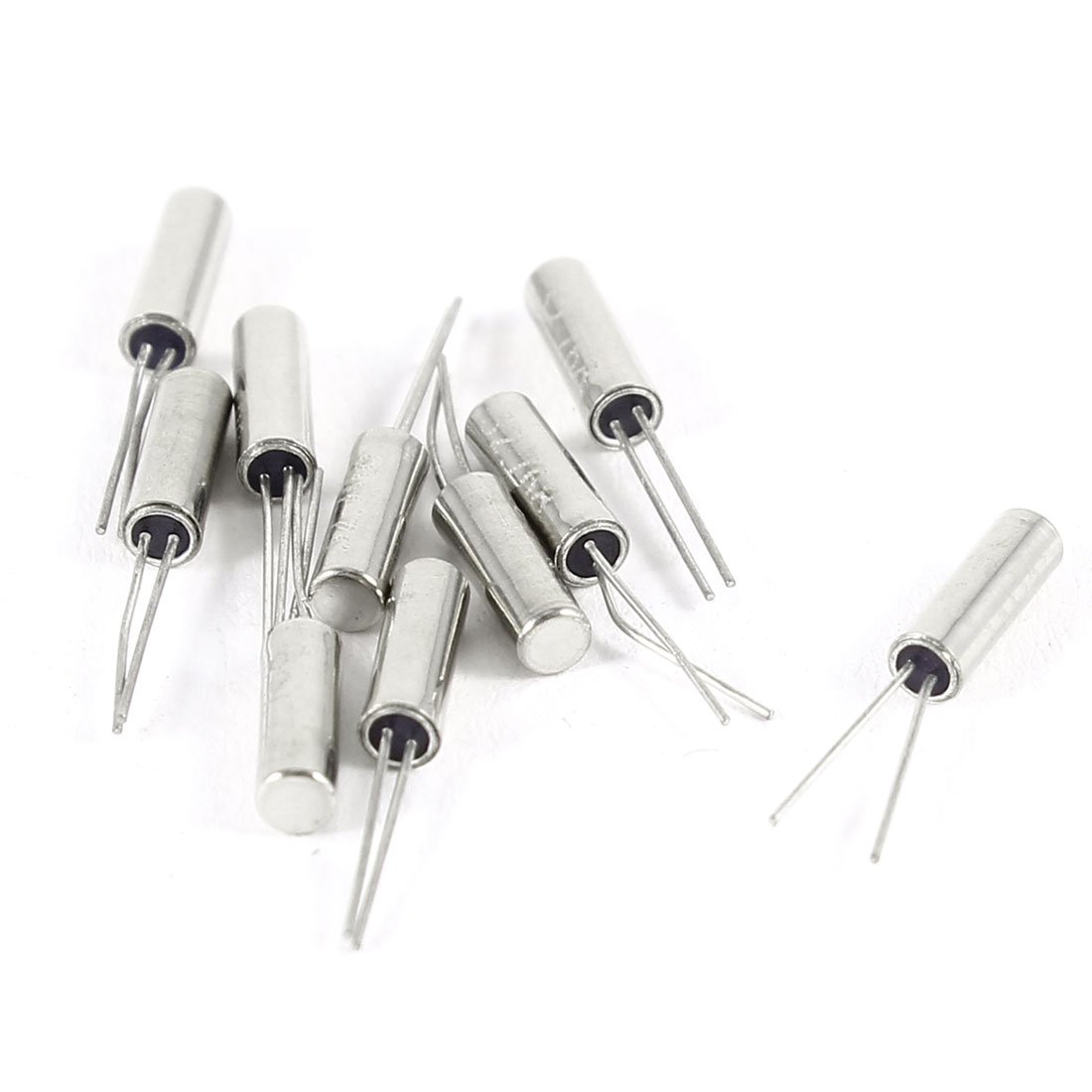 Aexit 10 Pcs 2mm x 6mm 32.768KHz 32.768k Hz 6PF Quartz Crystal