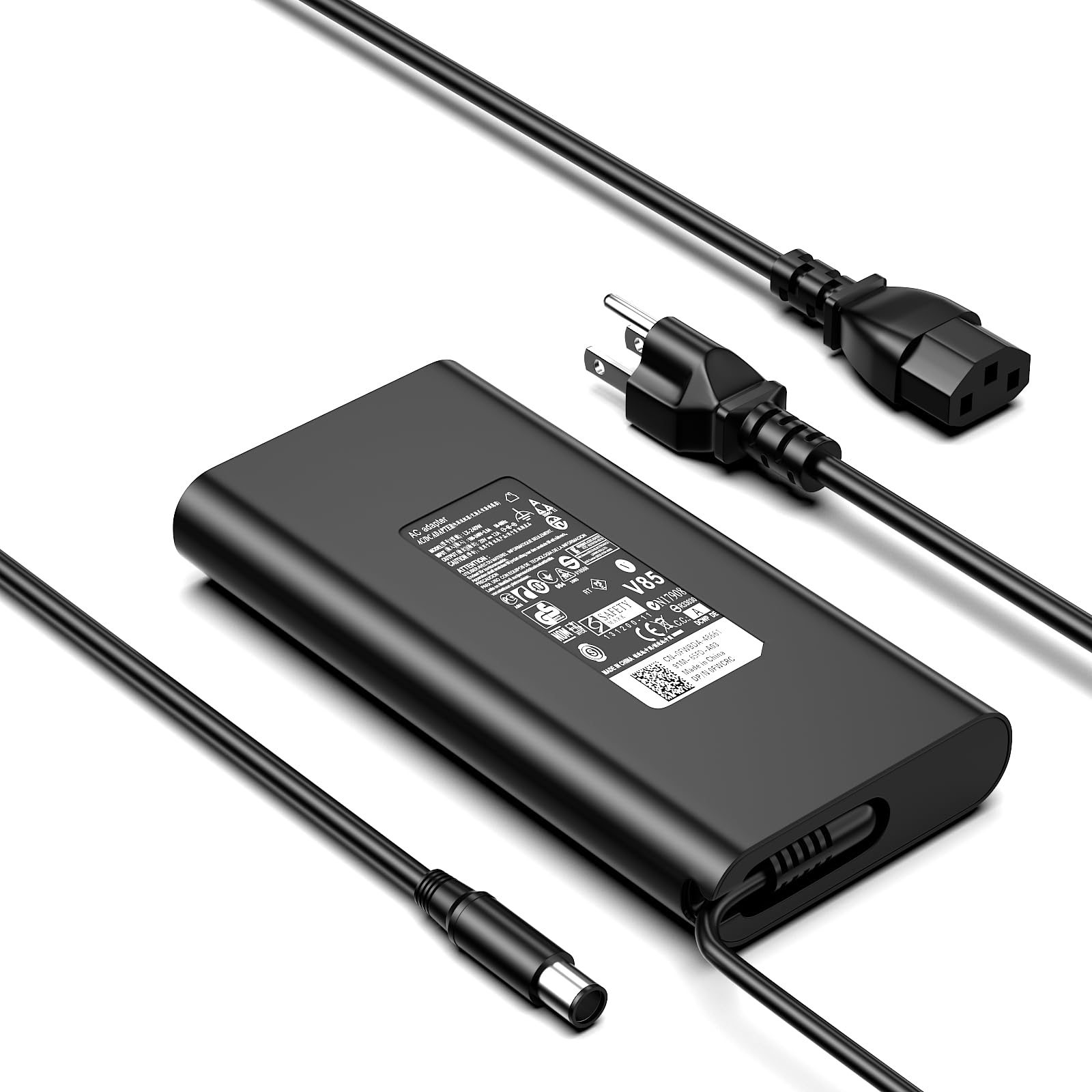 Nivjuky 240W 180W New Slim AC Charger Compatible with Dell Precision 7670 7560 7550 7750 7740 7730 7720 7710 7510 7520 7530 7540 M6800 M2800 M4600