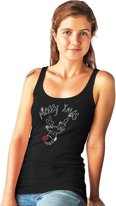 RBS-Printing Christmas Rudolph Ladies 