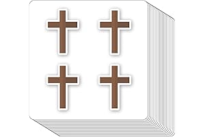 Cross Christian Stickers 1in: Embellish your Crafts and Faith