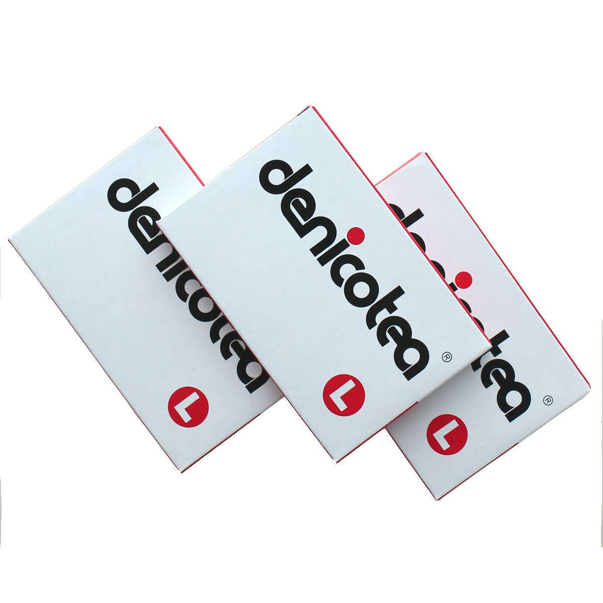 DenicoteaLong Crystal Filter - 10 Count - 3 Boxes - 30 Total Filters - Use with 89mm Devices and Larger - Reduce Tar & Carcinogens - Won't Affect Taste or Flavor - Reduce Staining of Skin - 10110