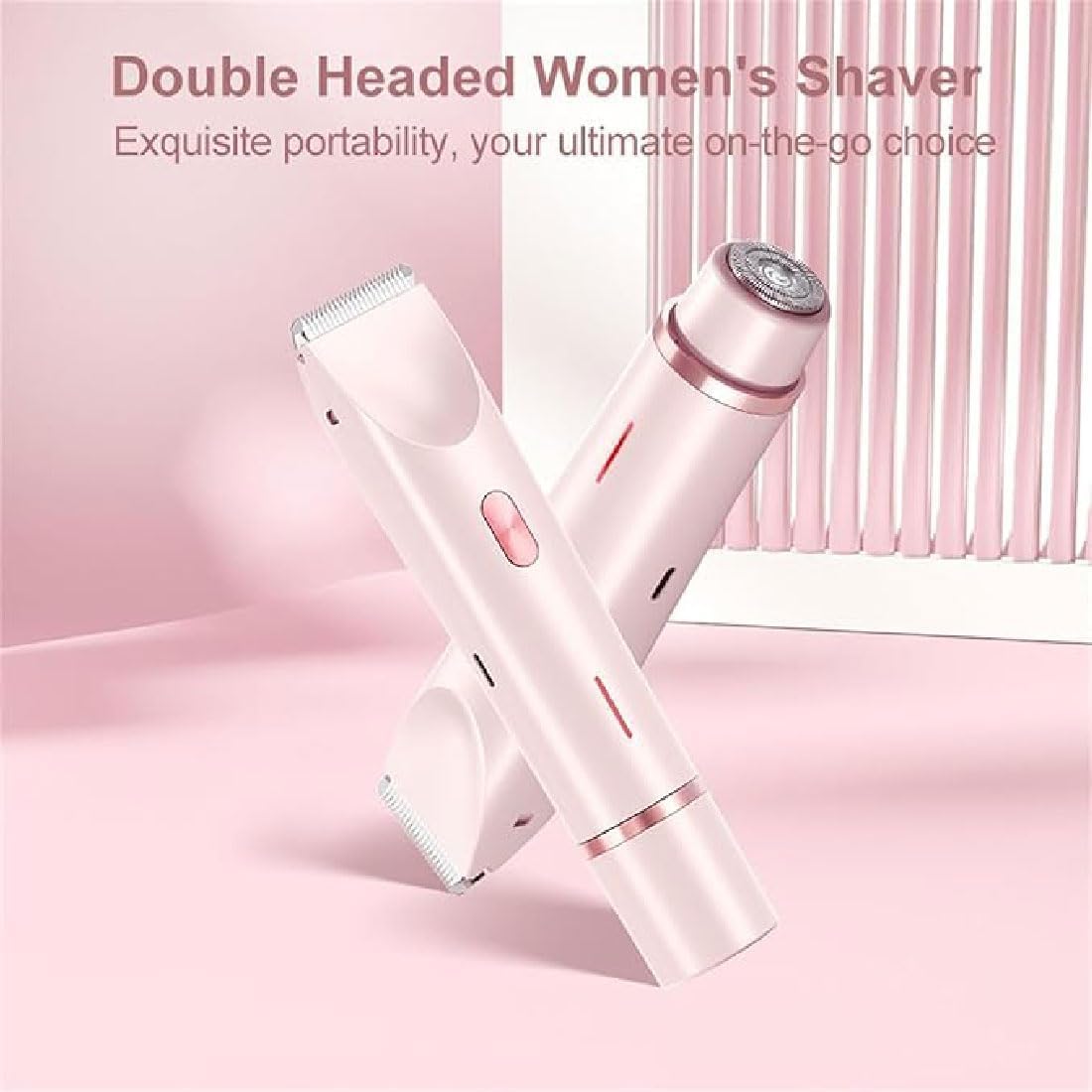 Trimmer, 2 in 1 Intimate Shaver per donne, Wet & Dry, impermeabile Electric Intimate per donne, perfetto per zona bikini, gambe e ascelle (Blue)