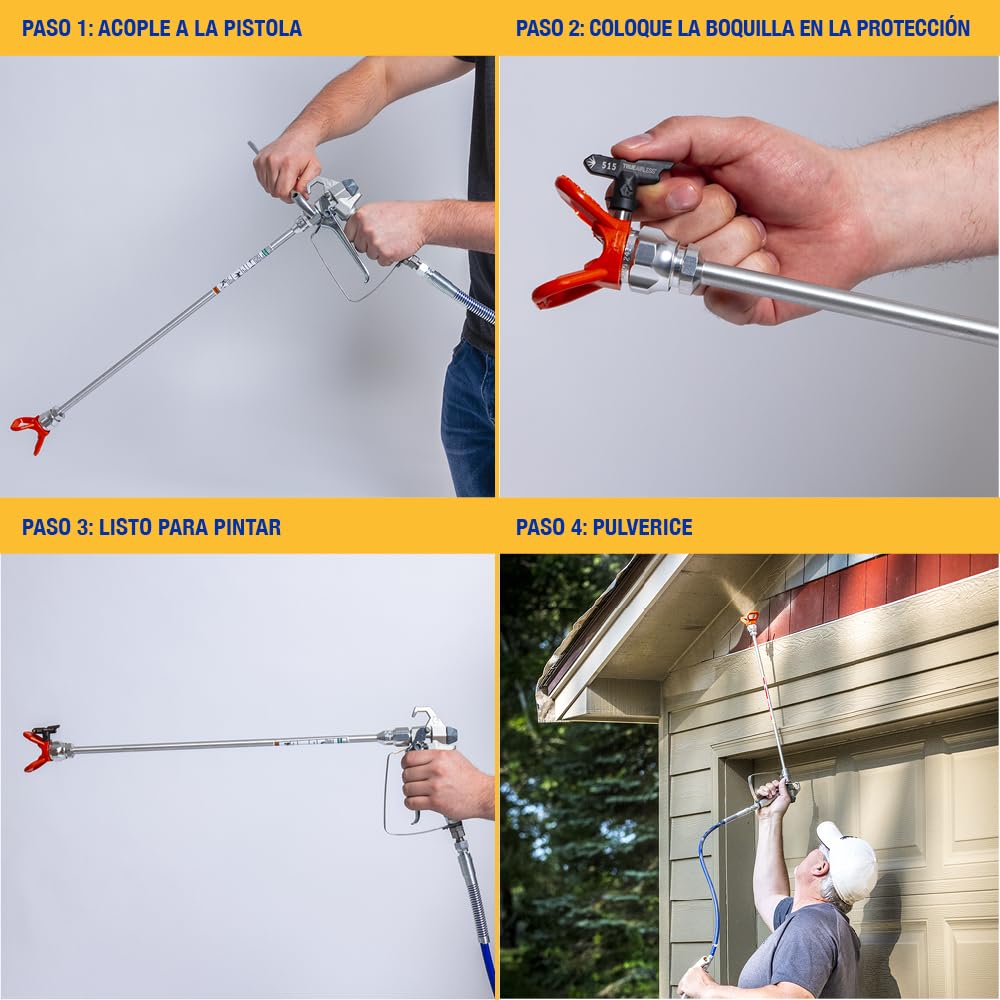 Graco 243297 Extensión de boquilla RAC 5, 50 cm - para Magnum A20, A30, A45, A60, A80, A100, ProS19 y ProS21
