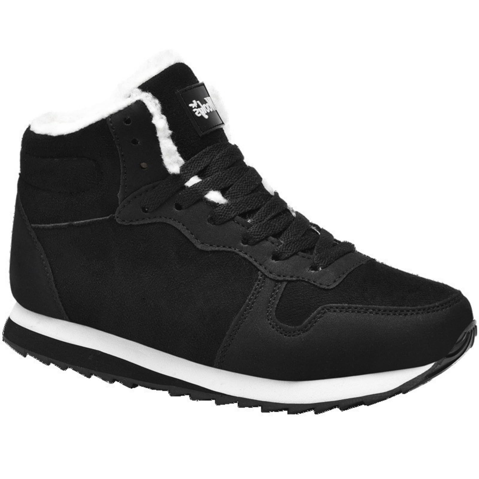 Womens Winter Warm Snow Boots Comfortable and Warm Cotton Wool Lining Lace-up Sneakers Non-slip Shoes Snow Outdoor Shoes