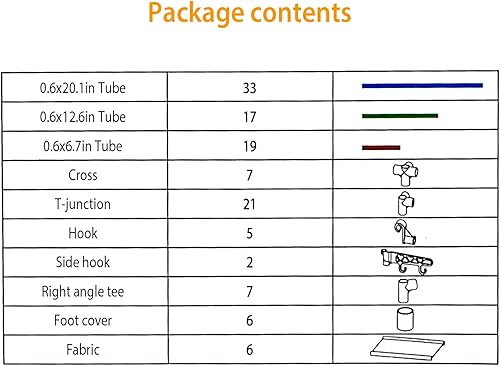 Miniatura 4 de iMounTEK Percheros de ropa, estante de ropa, estante de ropa, estante de ropa de metal, estante organizador de ropa de zapatos, estantes