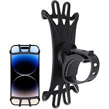 Bicycle Phone Holder, Bike Phone Holder Omnidirectional Rotatable Adjustable Bracket Quick Release Stand - Swivel Stand Quick Release Shock Absorbing Bracket
