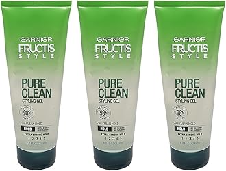 Fructis Style Pure Clean Styling Gel 6.80 oz (Pack of 3)