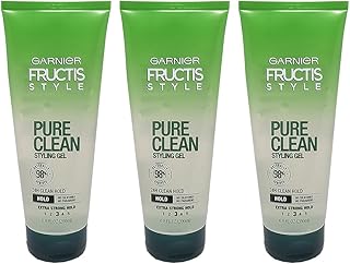 Fructis Style Pure Clean Styling Gel 6.80 oz (Pack of 3)