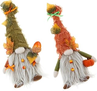 Garneck 2 Peças De Enfeites De LED De Homem Sem Rosto Brilhante Decoração De LED De Pelúcia Desktop Gnomo Bonecos Anão Outono Elfo De Outono Brinquedo De Pelúcia Gnomo Decorações De