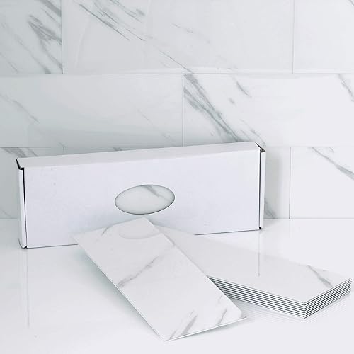 BeNice Protector contra salpicaduras para azulejos de cocina, azulejos de despegar y pegar para paredes, azulejos adhesivos de azulejos impermeables