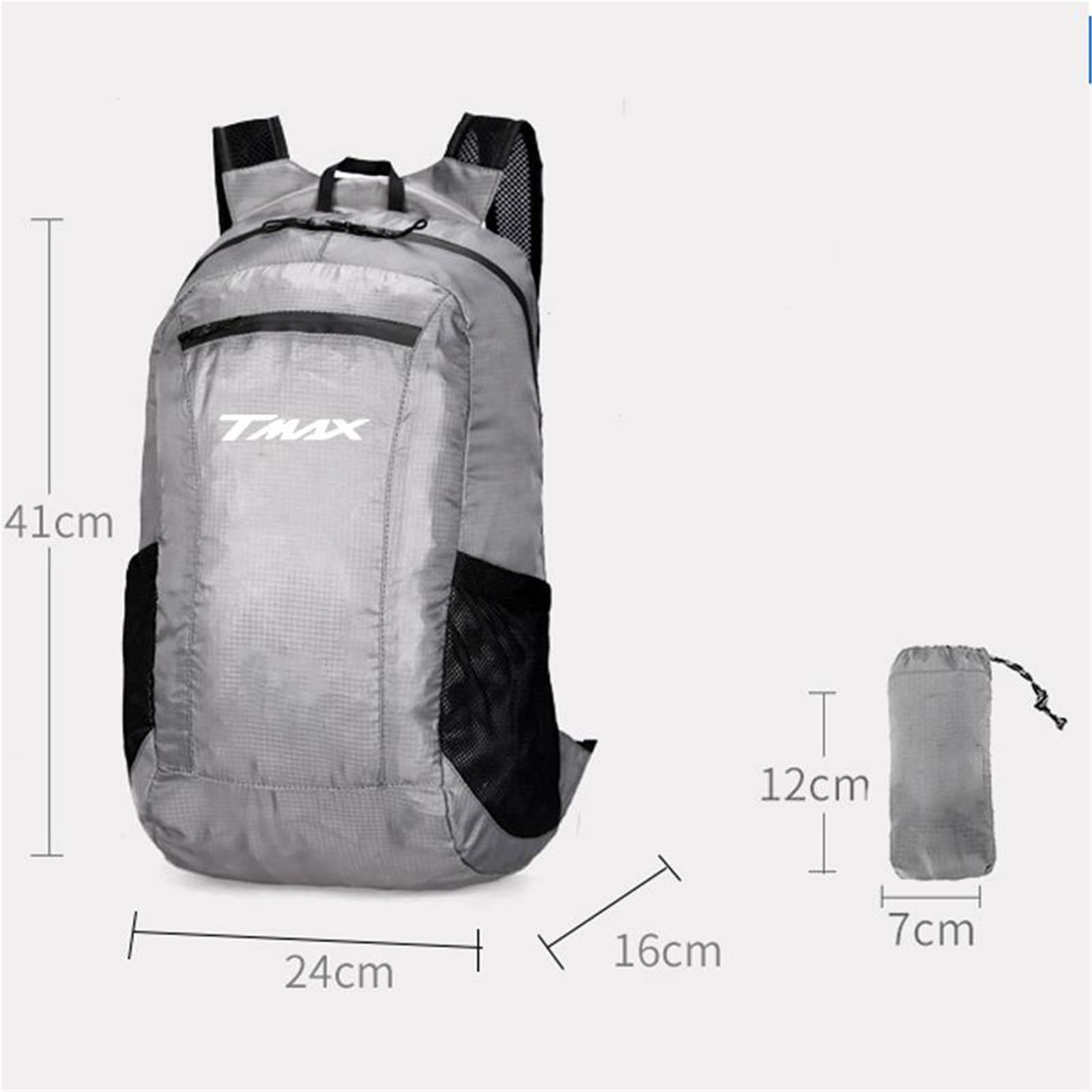 Per Yamaha T-Max 500 TMAX 560 TMax 530 20L Borsone Impermeabile Piccolo Zaino Pieghevole Borsa Portaoggetti Accessori Moto
