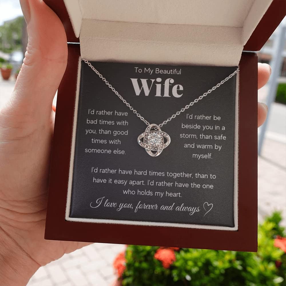 Birthday Gifts for Wife from Husband | Soulmate Necklace with Heartfelt Message Card & Box | Anniversary, Birthday, Christmas or Valentine’s Day Gift for Girlfriend, Fiancée - Image 6