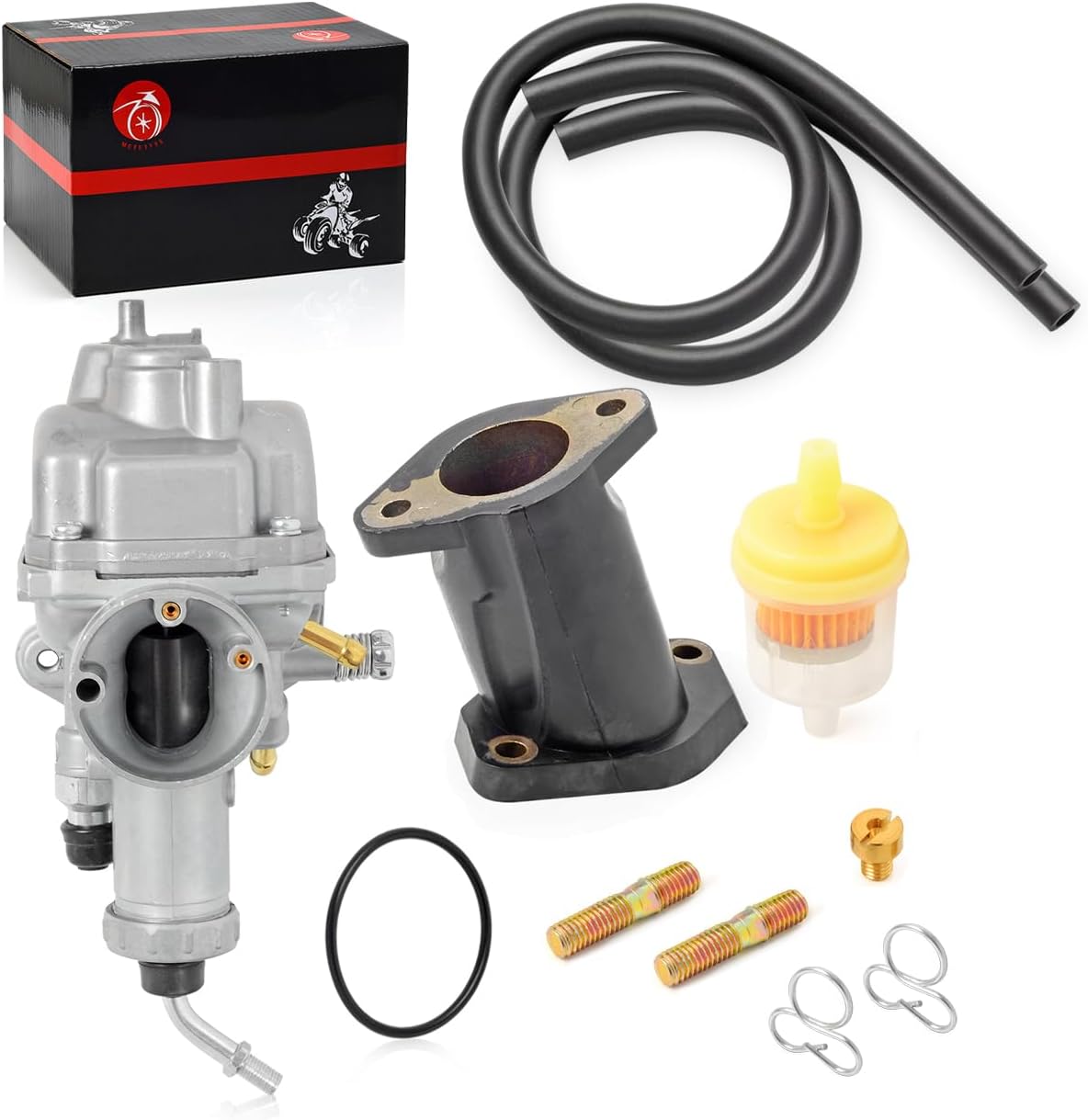 Carburetor Carb & Intake Manifold Boot For Yamaha Timberwolf 250 YFB250 1992-2000 29U-13586-01-00