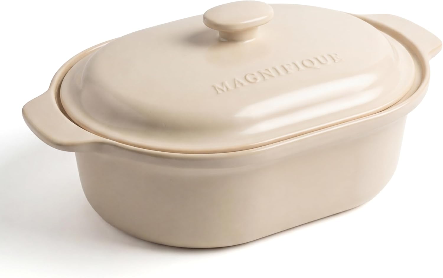 MAGNIFIQUE 6 Quart Programmable Casserole Slow Cooker, 8-in-1 Multi Cooker with Removable Non-Toxic Stoneware Crock, Claypot Slow Cooker, Rice-cooking, Nonstick, Oven Safe Pot to 450°F, Oatmeal