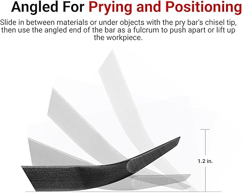 Miniatura 3 de TEKTON Barra de palanca con mango en ángulo de 45 pulgadas  LSQ42045  Fabricado en Estados Unidos