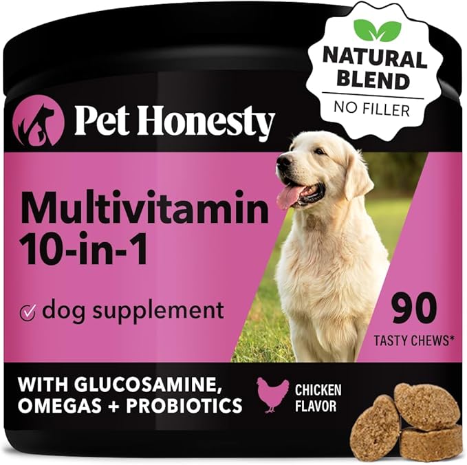Pet Honesty Multivitamin Dog Supplement, Glucosamine