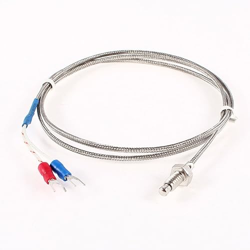 IIVVERR - Sensor de medición de temperatura de termopar tipo K de 0.236 in, 3.3 ft, 3.3 pies (0.236 in Rosca Tipo K Termopar Sensor de medición de
