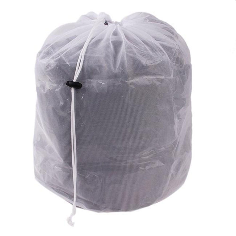Jiacheng29 Fine Mesh Washing Machine Used Fine Coarse Mesh Net Drawstring Thickened Laundry Wash Bag