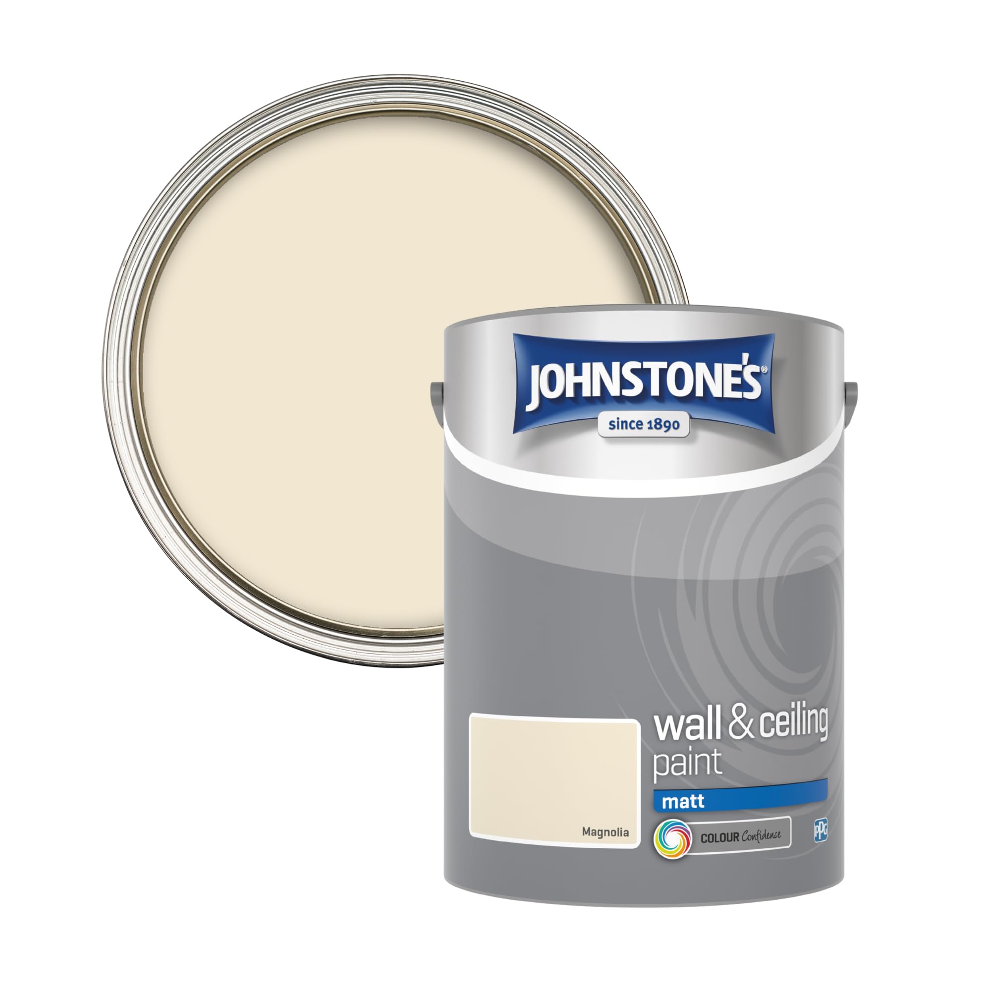 Johnstone's - Matt Wall & Ceiling Paint - Magnolia - 5L