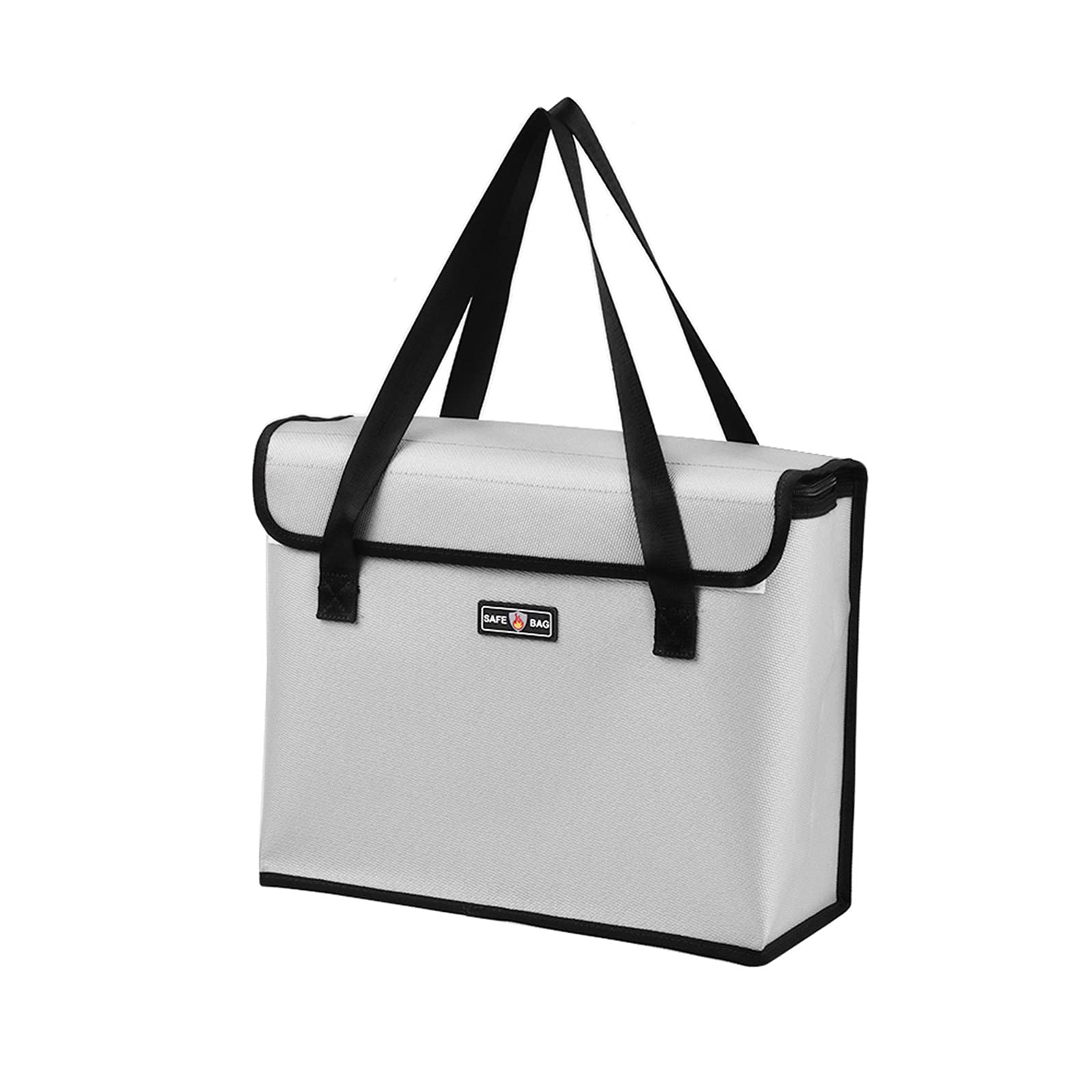 Fireproof Document Bags Waterproof Liquid Silicone Material Heat Insulation Big Capacity Safe Bag with Zipper for File Cash Passport Tablet Documents Storage Holder_-image-23
