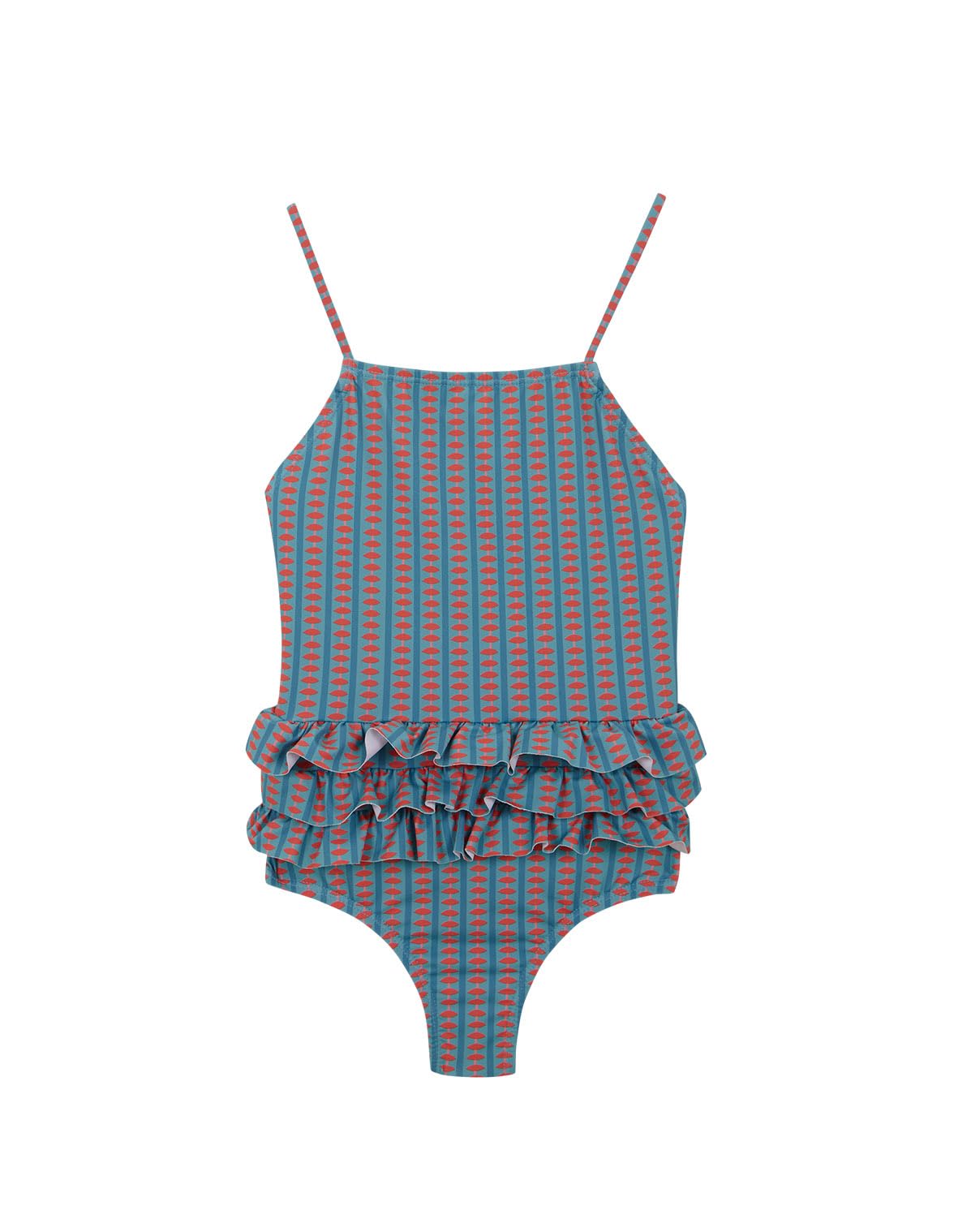 Gocco Traje de Baño Estampado Retro Bañador para Niñas