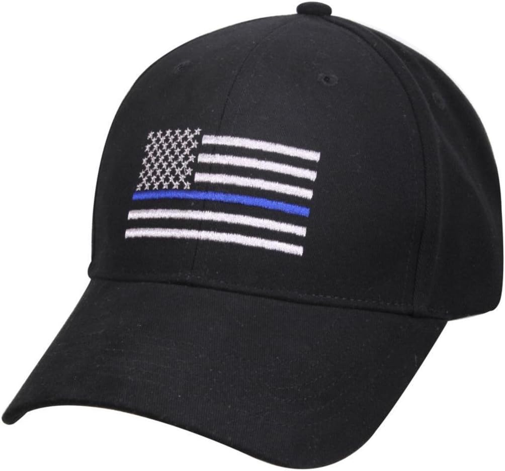 AES Support Police Sheriff Law Enforcement Thin Blue LINE Hat Cap Low Profile