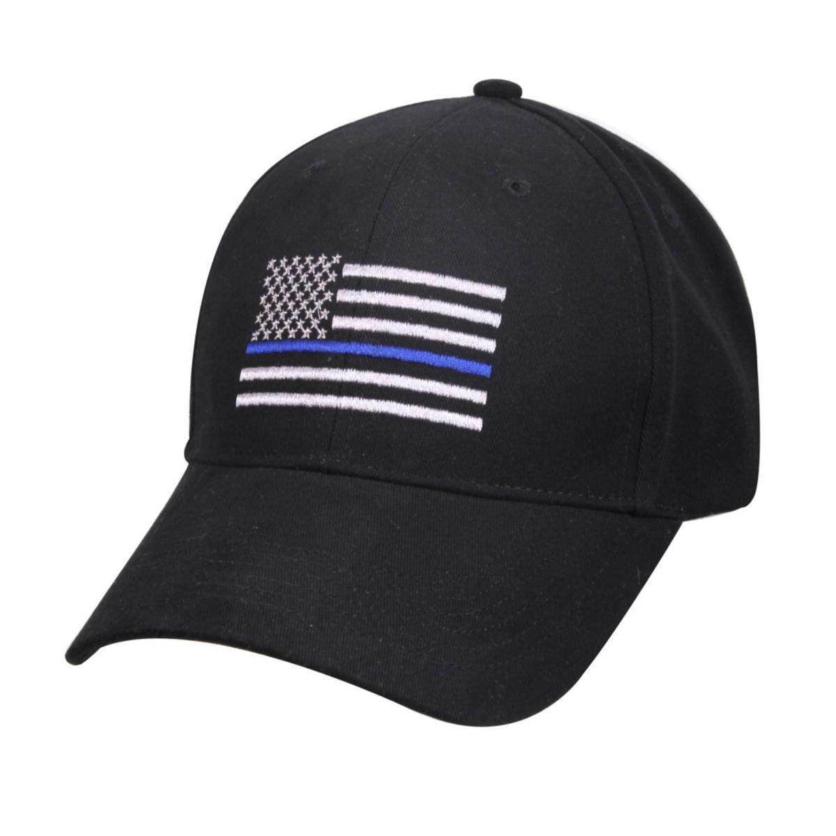 AESSupport Police Sheriff Law Enforcement THIN BLUE LINE Hat Cap Low Profile