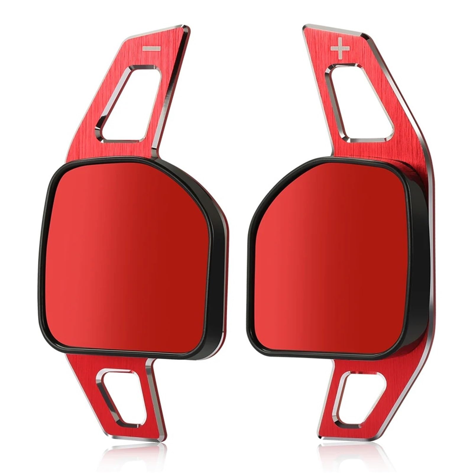 Immlsx Type A Red Car Shift Paddle For A4 B8 For A3 8P S3 For A5 For A6 S6 C6 For Q5 For A8 R8 Tts Mk2 8J 2Pcs Steering Wheel Paddles Extension Shifters Gear Shifter Paddles(Type A Red)