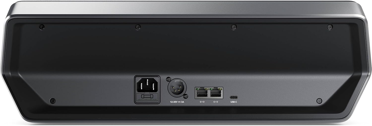 Заден дел view of Blackmagic Design ATEM Camera Control Panel showing ports
