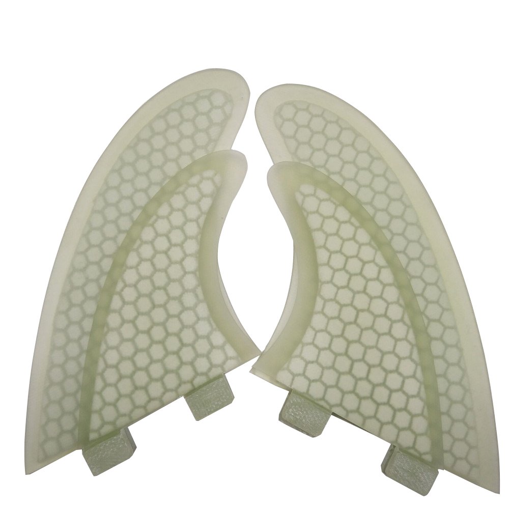 【美品】FCS GX-0 & PC-7 サーフボードフィン 4枚セット FCS GX GLASS FLEX SIDE FIN SET - FCS JAPAN