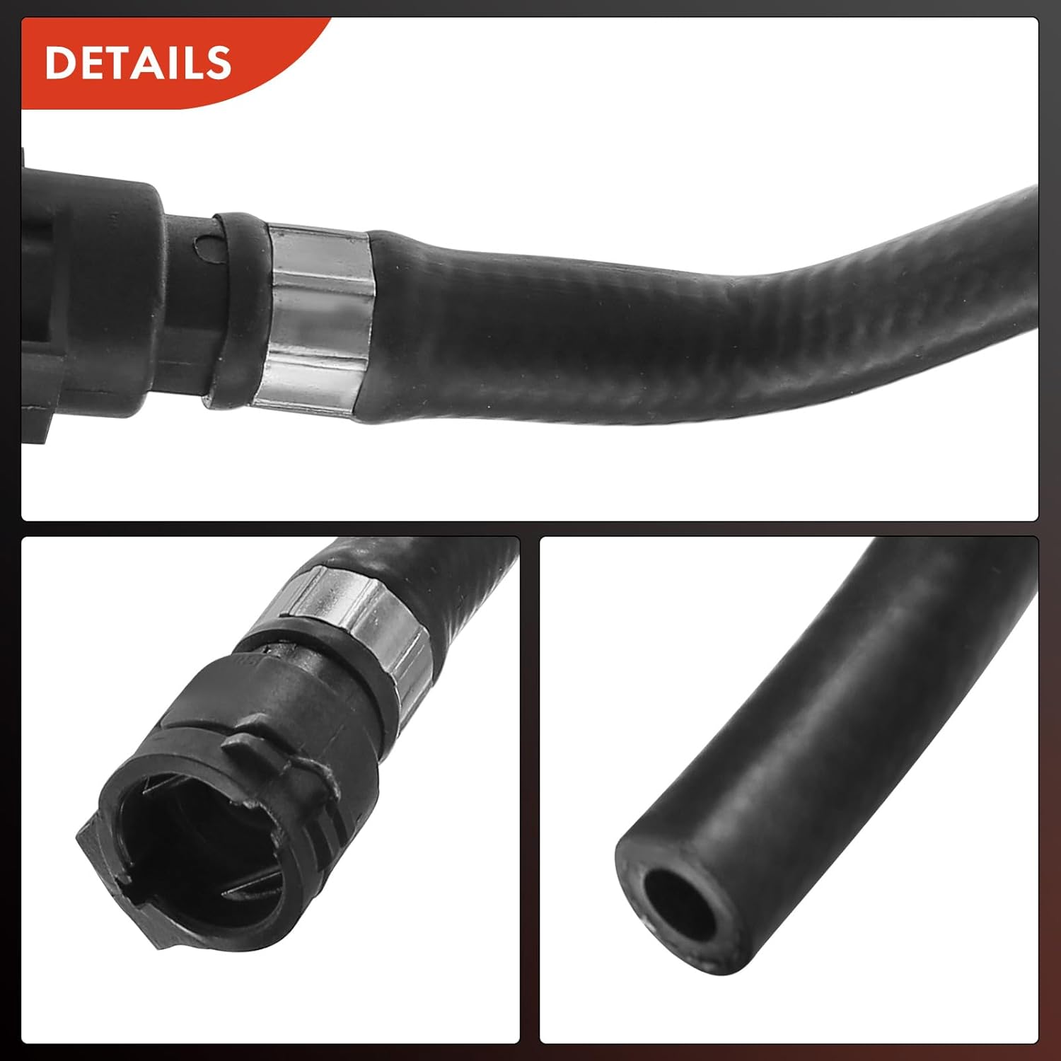 A-Premium Upper Radiator Coolant Hose Compatible with BMW 128i 2008-2013, E90 325i 2006, 328i 2007-2013, 328i xDrive 2009-2013, 328xi 2007-2008, 330i 2006, 330xi 2006, Replace# 17127618510