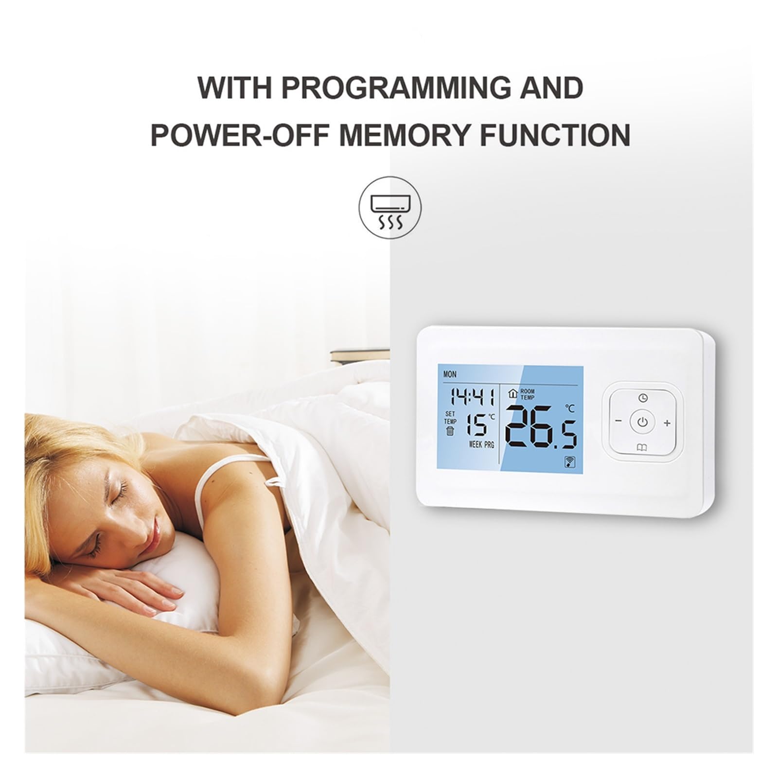 Smart Thermostat, Inteligentny termostat Tuya, bezprzewodowy programowalny regulator temperatury do podgrzewania wody w kotle gazowym,for Home