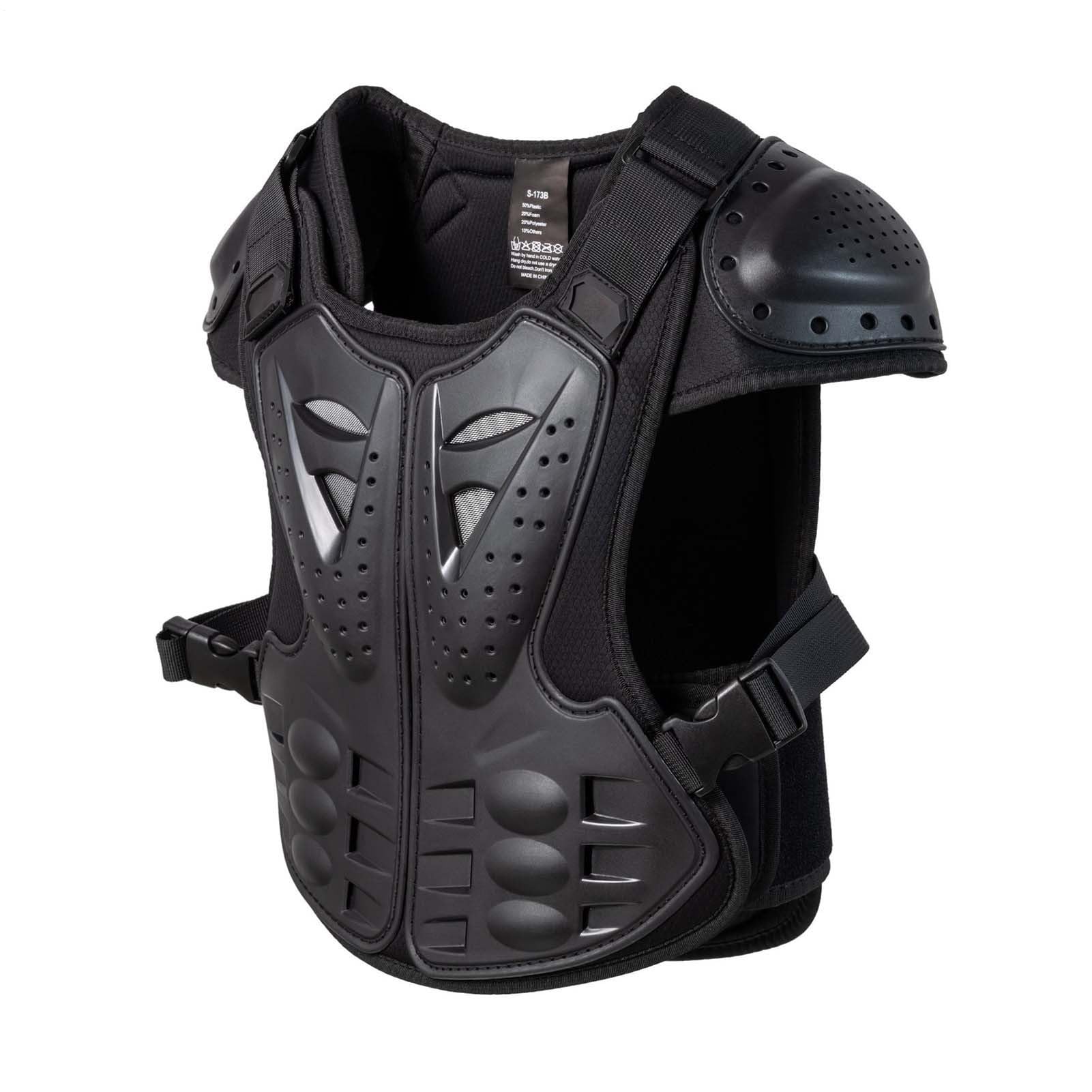 Equipo de dirt bike para niños, protector de pecho ajustable para ciclismo, chaqueta de motocicleta juvenil, para entrenamiento, conducción, skateboarding, patinaje, ciclismo, esquí, bicicleta