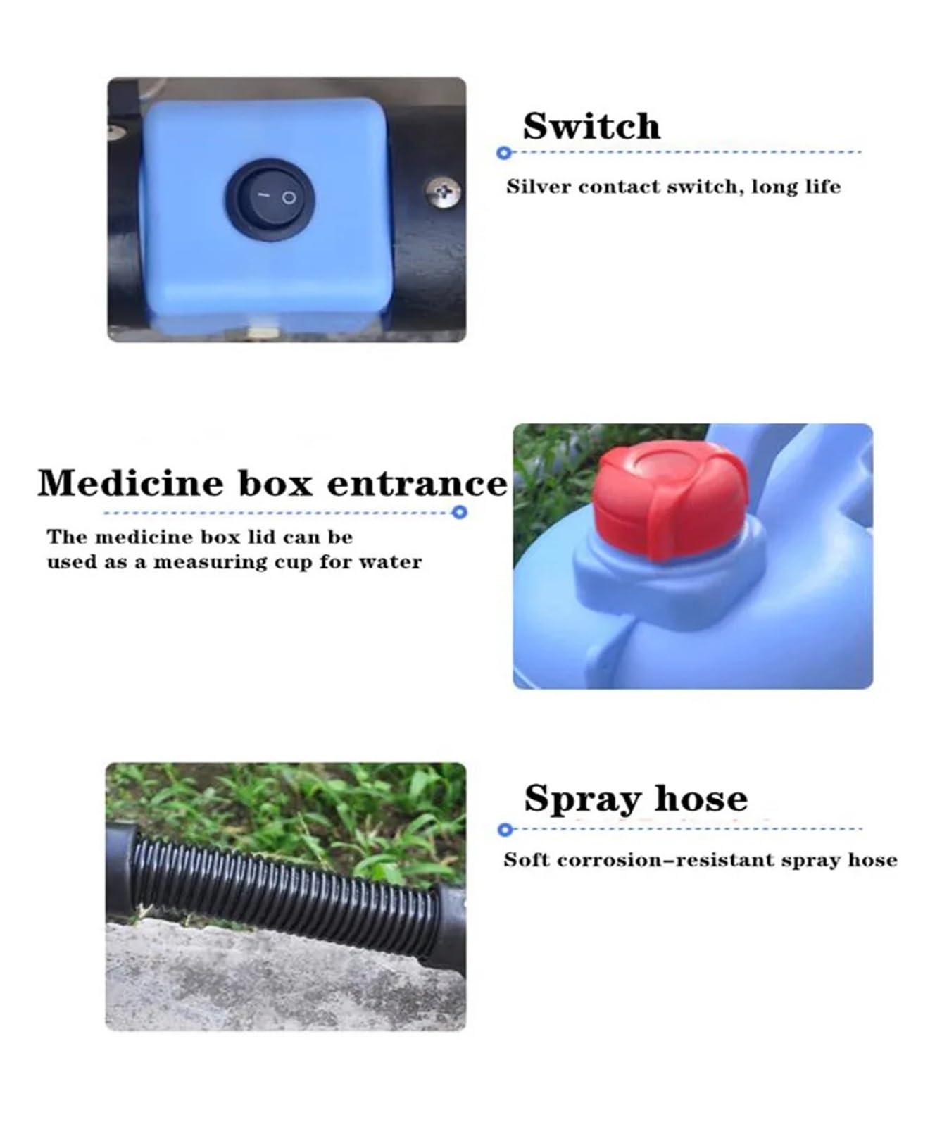 Spruzzatore elettrico, Nebulizzatore elettrico ULV, spruzzatore portatile a capacità ultrabassa, atomizzatore aerosol 5L