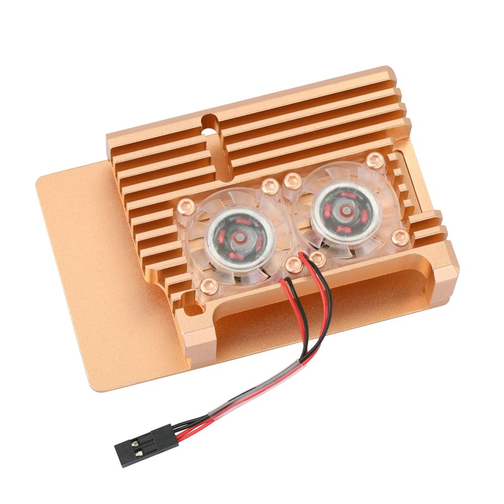 Amazon.co.jp: Raspberry Pi 4 Model B アルミニウムケース デュアル