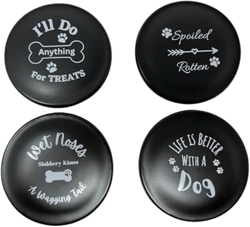 Cubiertas para tazas (4) Tapa de café de cerámica Tapas para tazas Cubiertas universales para tazas de café Tapa de inmersión (estándar de 3 14