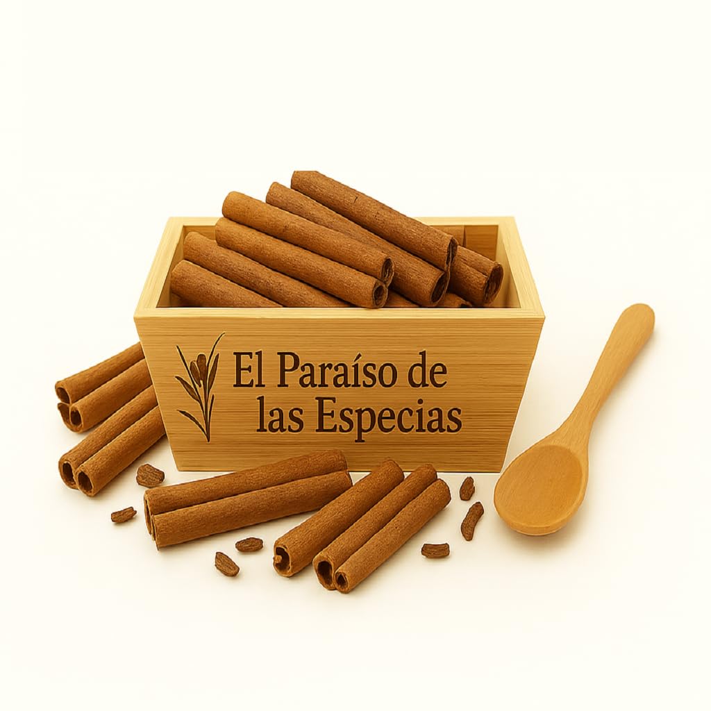 Canela Rama Vera AA 1KG | Ramas de Canela Natural 6 cm | Ideal para Infusiones, Té, Arroz con Leche, Chai y Repostería | Especias Gin Tonic