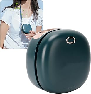 Mini Fan, Hands Free Fan No Fan Blade Wind Gathering Design Outdoor Mini Hands-free Neck Fan for Travel for Home(green, Pisa Leaning Tower Type)