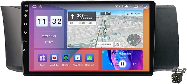 Charmstep Android Car Radio Stereo Bluetooth for Toyota GT 86 for Subaru BRZ 2012-2016, 9" Multimedia Player with Backup Camera/GPS Navigation/FM/Mirror Link/WiFi/SWC