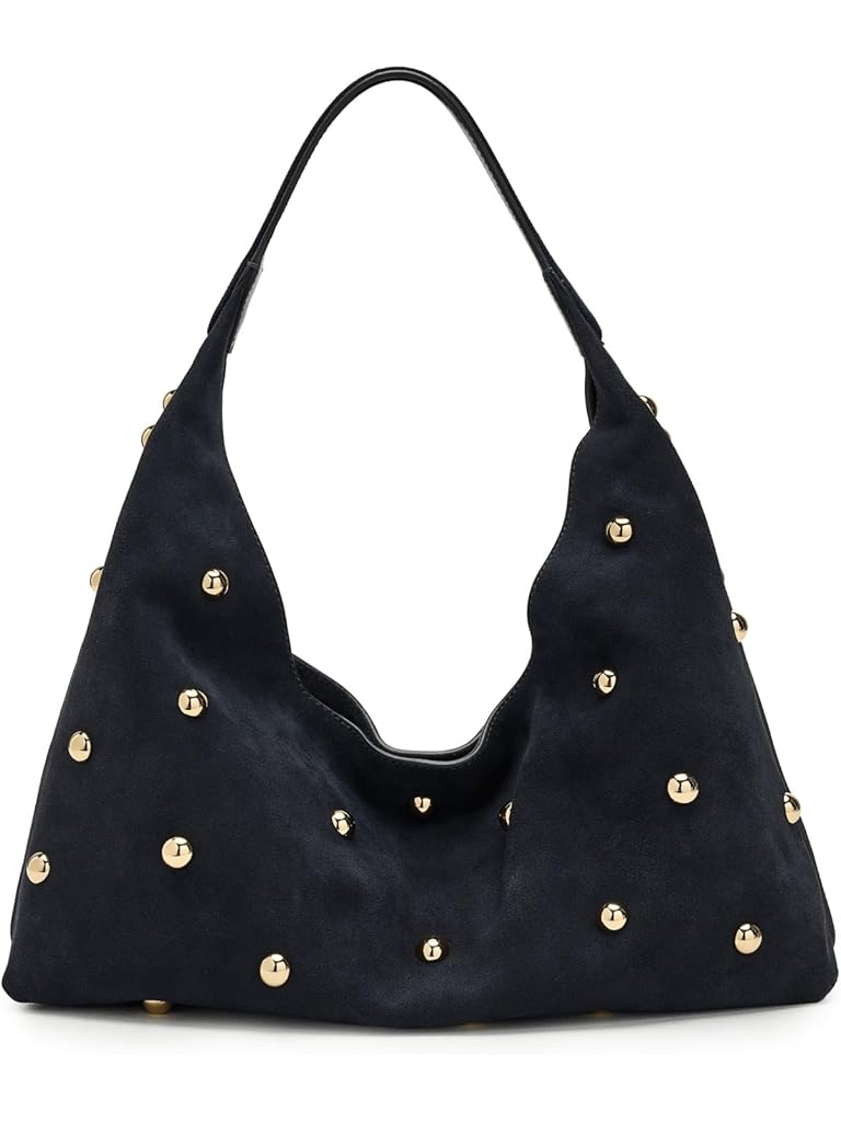 Madewell Suede Slouchy Shoulder Bag-Stud