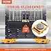 VEVOR Industrial Machinery Mover, 6T/13200lbs Machinery Moving Skate with 360°Rotation Cap and 4 PU Wheels, Heavy Duty Dolly Skates for Moving Equipment