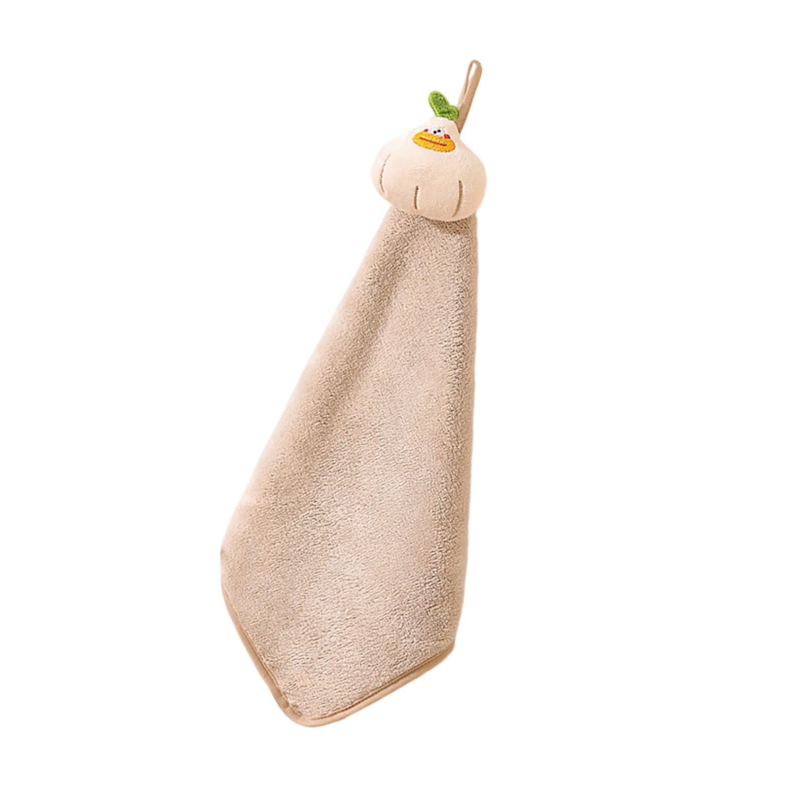 YROHGKPN Adorable Funny Themed Corals Velvets Hanging Towel, High Absorbency Small Towel for Home and Bathroom Use Absorbent Humorous Hand Towels