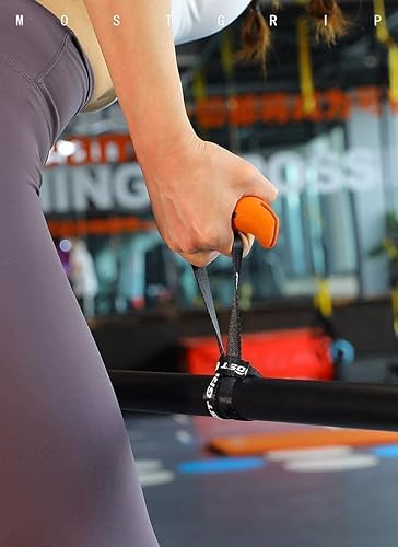 Miniatura 7 de LARA STAR Agarres para dominar, correa de fitness, asas de cable resistente, agarre de entrenamiento, entrenamiento de fuerza, entrenamiento para