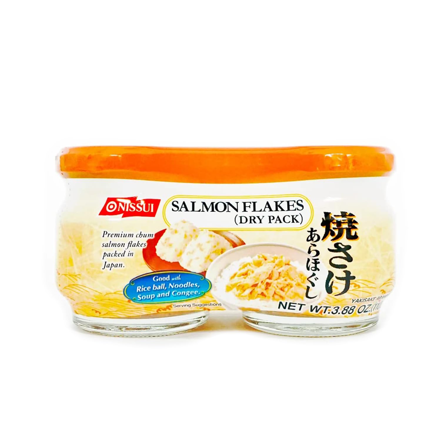 Nissui Salmon Flakes(Dry Pack) 3.88 oz