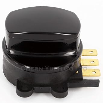 Ignition Switch Round Key for 93-13 Harley-Davidson Softail Road King FXDWG FLHR 71313-96A (Black)